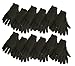 Midwest Gloves & Gear 7792P12-C-AZ-6 Jersey Work Glove, Cadet, Brown, 12-Pack