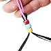 Hair Chalk Pens Set of 8 Colors -Safe for Hair & Skin, Comb, Beads, Hair Beading Tool for Braids - Add Flair of Colorful Streaks to Your Hair (Plain Colors) (Plain Colors)