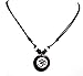 Sanskrit Symbol Yoga Charm Om Symbol Luminous Necklace Hemp Hawaiian Circle Ohm Om Yoga Buddha Pendant Necklace