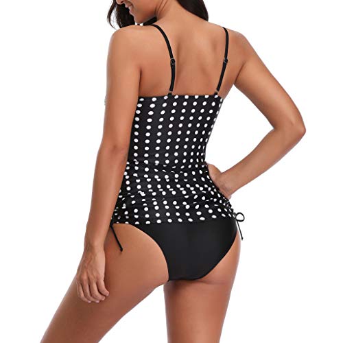 COOKI Women Swimsuit Floral Printed Tankini Top Bikini Swimwear Two Piece Bottoms Tankini Swimsuits Bathing Suits