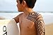 Polynesian Tribal All Black Temporary Tattoo - Hawaii