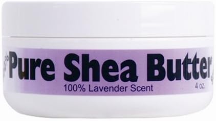 RA Cosmetics Pure Shea Butter Scented, 4 oz, Lavender