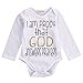 Lily.Pie Baby Boys Girls Newborn Funny Bodysuits Infant Cotton Rompers (3-6M,A-White)