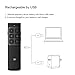 Wireless Presenter, Doosl Presentation Remote with Mouse Mode, 2.4GHz Rechargeable Presentation Pointer PPT Clicker Powerpoint Remote Control (New Edition)