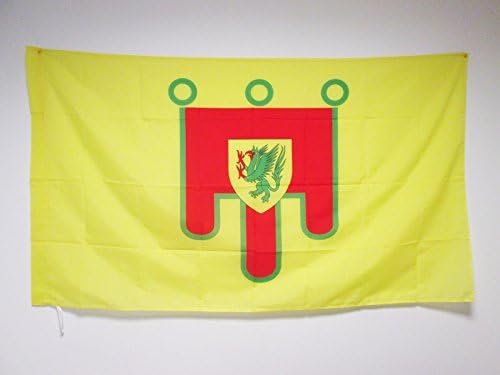 AZ FLAG, French Department of Puy-de-Dôme Flag, 2x3 Ft, Department of France Banner with Sleeve, 100% Polyester