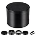 Spice Herb Grinder, 4 Piece Grinder with Pollen Scraper, Vancens Upgraded Version Zinc Alloy Crusher with Razor-sharp Teeth, 2'' (50mm) - Black primary