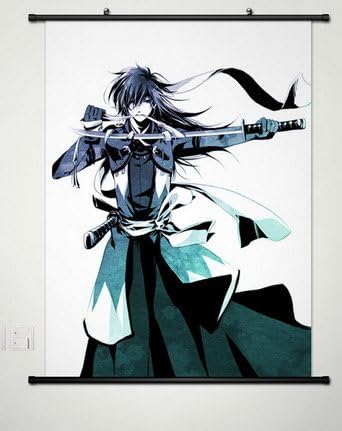 Wall Scroll Poster Fabric Painting For Anime Hakuouki Hijikata Toshizo 1006 S