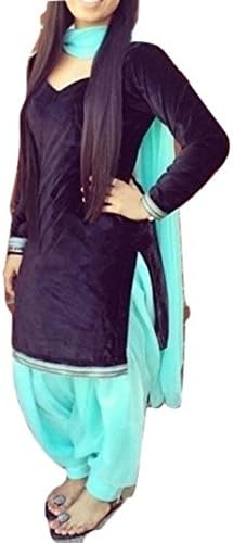 Women's Anarkali Salwar Kameez Velvet Designer Indian Dress Bollywood Ethnic Party