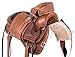 AceRugs 15″ 16″ 17″ 18″ Premium Tooled TAN Chestnut GAITED Western L Leather Horse Saddle Pleasure Trail Free TACK Set (16)thumb 4