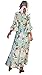 Colin Twain Women's Dovetail Flare Sleeve Beach Bosnia Printing Maxi Dresses