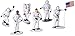 US Toy Plastic Astronaut Toy Figurines (1 Dozen), 2-1/2