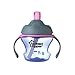 Tommee Tippee First Sips Straw Transition Cup, Non-Spill Valve, Soft Straw, BPA-Free, 5 Ounce, 1 Count (Colors May Vary)