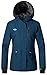 Wantdo Women's Mountain Waterproof Ski Jacket Hooded Winter Snow Coat Insulated Parka Fleece Rain Jacket