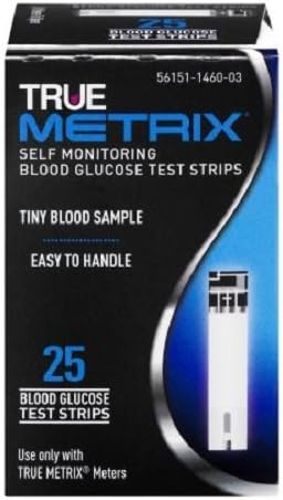 Trividia True Metrix Self Monitoring Blood Glucose Test Strips 25 in Box Exp: 7/31/2018