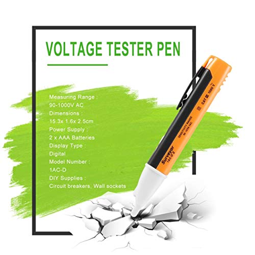 Digital Electrical Socket Wall AC Power Outlet Voltage Detector Sensor Tester Pen 90-1000V Measure Voltage Instruments