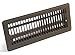 Accord ABFRBR412 Floor Register with Louvered Design, 4-Inch x 12-Inch(Duct Opening Measurements), Brown
