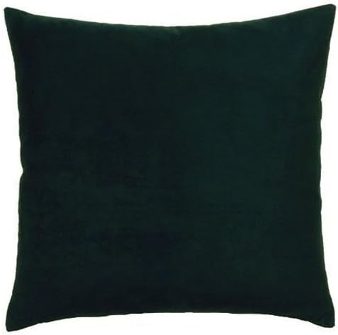 IZO All Supply Faux Suede Throw Pillow Case Decorative Cushion Cover Zippered Euro Sham 22x22, Navy