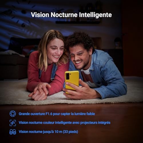 3K(5MP) Camera Interieur, Caméra Surveillance WiFi C6N G1 3K