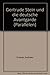 Gertrude Stein und die deutsche Avantgarde: Diss.