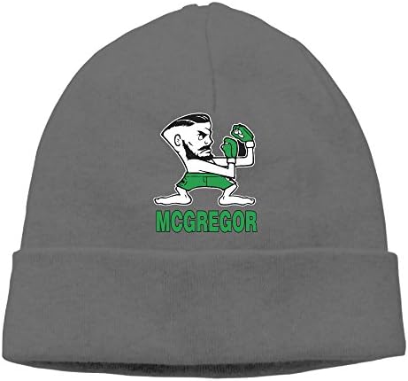 Adult UFC Conor Mcgregor Logo Beanies New Wool Caps Hats Adjustable DeepHeather