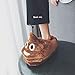 LUOLAX Emoji Poop Slippers Non-Slip Plush Cotton Comfortable Indoor Shoes For Men & Women Non-Skid Footpads (Poop)