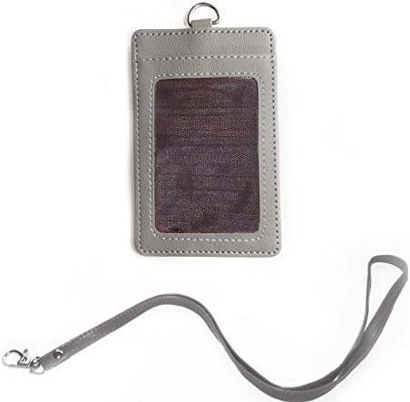 2-Sided Gray Vertical Leather Credit Card and ID Holder
