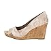 Toms Women's Black Denim Stella Peep-Toe 10009763