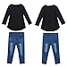 DaySeventh 2017 Toddler Kids Girls Outfit Clothes Long Sleeve Tops+Jeans Pants Set