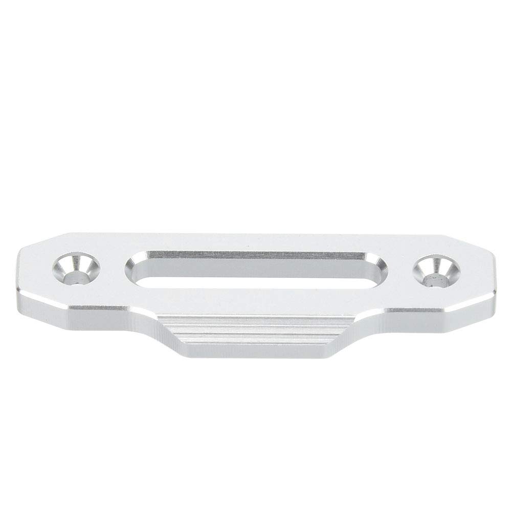 Drfeify RC Winch Fairlead, Metal Hawse Winch Fairlead Control Mount for RC AXIAL SCX10/RC4W Front Bumper Model