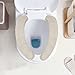 Sinland Washable Toilet Seat Warmer Toilet Seat Cover Cushion Pads (Beige+Grown+Coffee)