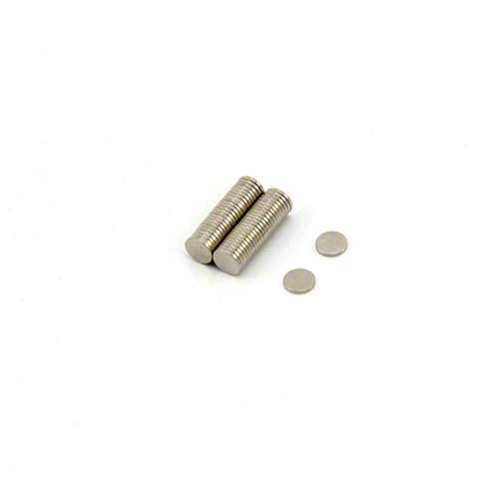 N42 Neodymium Magnet for Arts, Crafts, Model Making, DIY, Hobbies, Office and Home - 4mm dia x 0.5mm thick - 0.09kg Pull - Pack of 50