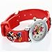 Disney Red Rubber Strap Analogue Kids Watches with Mickey Mouse Theme