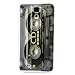 Retro Old-Type CD Magnetic Tape Image Design Snap-on Hard Back Case Cover for Samsung Galaxy S4 IV i9500 - 1 Pack - Retail Packaging