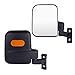 UNIGT Side View Mirror Set Compatible with Polaris Ranger 570 900 XP Fits Lock N Ride Factory Cage Frame Side Mirrors (NOT FOR ROUND ROLL BARS)