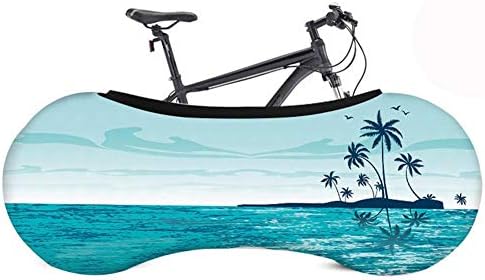 QueenHome Indoor Bike Cover Bicycle Wheel Socks Bicycle Storage Cover,Bike Wheel Cover,Indoor Anti-Dust Mountain Bike Storage Bag Keeps Floors And Walls Dirt-Free Suitable For Tires Of 20-27.5 Inches