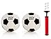 High Bounce Traditional Soccer Ball official size set of 2 including Pump & needles