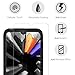 kwmobile Full Case Compatible with Huawei Y5 (2019) - Case Hard Shell Plastic Phone Cover with Screen Protector - Metallic Black