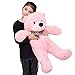 MorisMos Giant Teddy Bear Stuffed Animals, 39” Big Teddy Bear Plush, Pink Large Bear for Girlfriend Girls Gifts on Birthday, 39 Inch