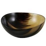 Buffalo Horn 3.5 Inch Palm Shave Bowl shave bowl by Hand Made Shave Bowls