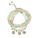 Teniu Vitality Bohemian Bracelet Imitation Pearls Charm Bracelet Beaded Bracelets Fashion Jewelry Bracelets For Girls Women
