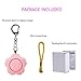 Enyee Personal Alarm 120dB Siren SOS Device Self Defense Emergency Safety Alarm Sakura Shape Security Keychain for Women/Student/Attack Rape/Jogger/Kids/Elderly/Pupil, Charm for Bag Decoration (Pink)
