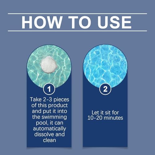 300g Swimming Pool Chlorine Dispenser Cleaning Kit with 300g Purifier Tablets - Pool Cleaning Float for Clear and Clean Water