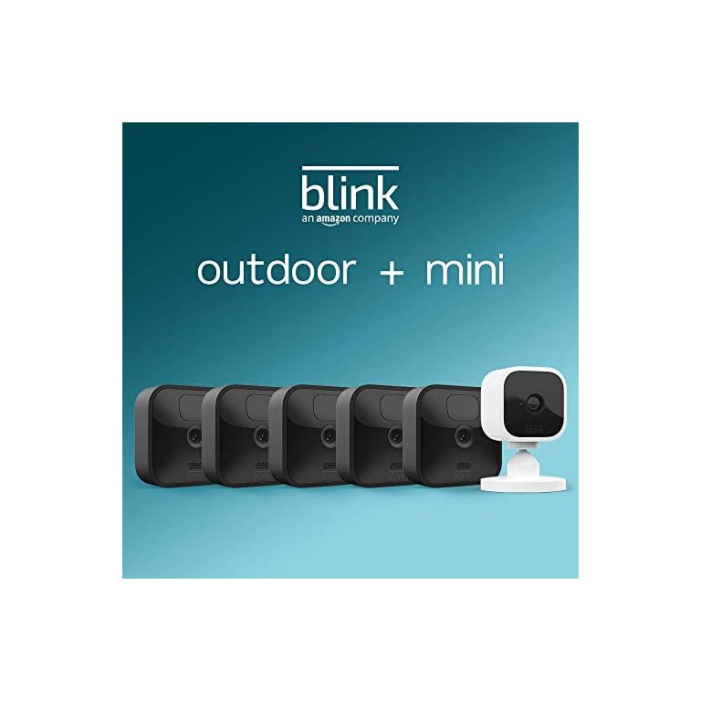 Allnew Blink Outdoor 5 camera kit with Blink Mini ★ Domoticans