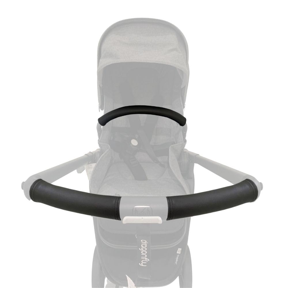 PROTECTIF | Pack of Leatherette Handlebar Covers and Carrying Handle Compatible with Bugaboo DRAGONFLY (Fits over the original covers)
