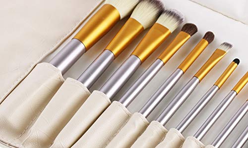 Makeup Brush Set, Hanging Toiletry Bag Travel Case and Trifold Cosmetic Vanity Mirror With 21 LED Lights – #1 Beauty Gift Set for Women Girlfriend Mom Gift Basket – Holiday Special