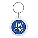 Round Jw.org No Blood Double Sided Key Chain. Jehovah's Witness Car accessory-10 Pieces Pack