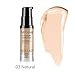 Pro Full Cover Liquid Concealer, Waterproof Smooth Matte Flawless Finish Creamy Concealer Foundation Corrector for Eye Dark Circles Spots Face Concealer Makeup Base, 6ml/0.20Fl Oz