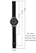Vigor Rigger Mens Analog Quartz Watches Minimalist Ultra Thin Watches for Men Women with Date Display