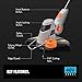 VonHaus 40V Max Cordless Easy Feed String Trimmer/Edger with Angle Adjustment and Head Rotation 2.0Ah Lithium-ion Battery and Charger
