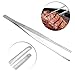LOSCATO Kitchen Tweezers Tong Stainless Steel Tweezers 12’’ (12'' straight)